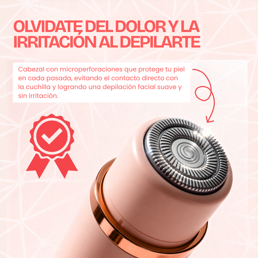 MYPEACHY® | DEPILADORA AFEITADORA ELÉCTRICA 2 EN 1: DEPILACIÓN SUAVE, SIN DOLOR NI IRRITACIÓN.