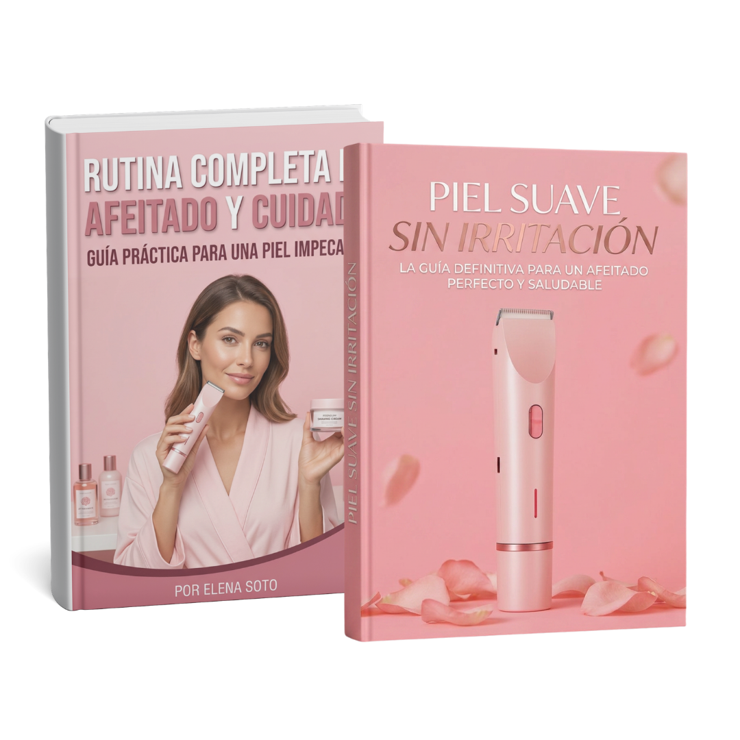 LIBRO "PIEL SUAVE SIN IRRITACIÓN" + LIBRO "RUTINA COMPLETA DE AFEITADO Y CUIDADO"